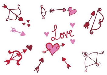 Free Cupid's Bow Vector Series - бесплатный vector #200867